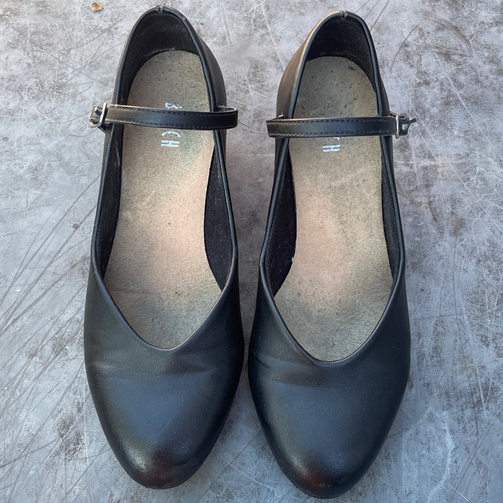 Bloch Black Mary Jane dance Heels